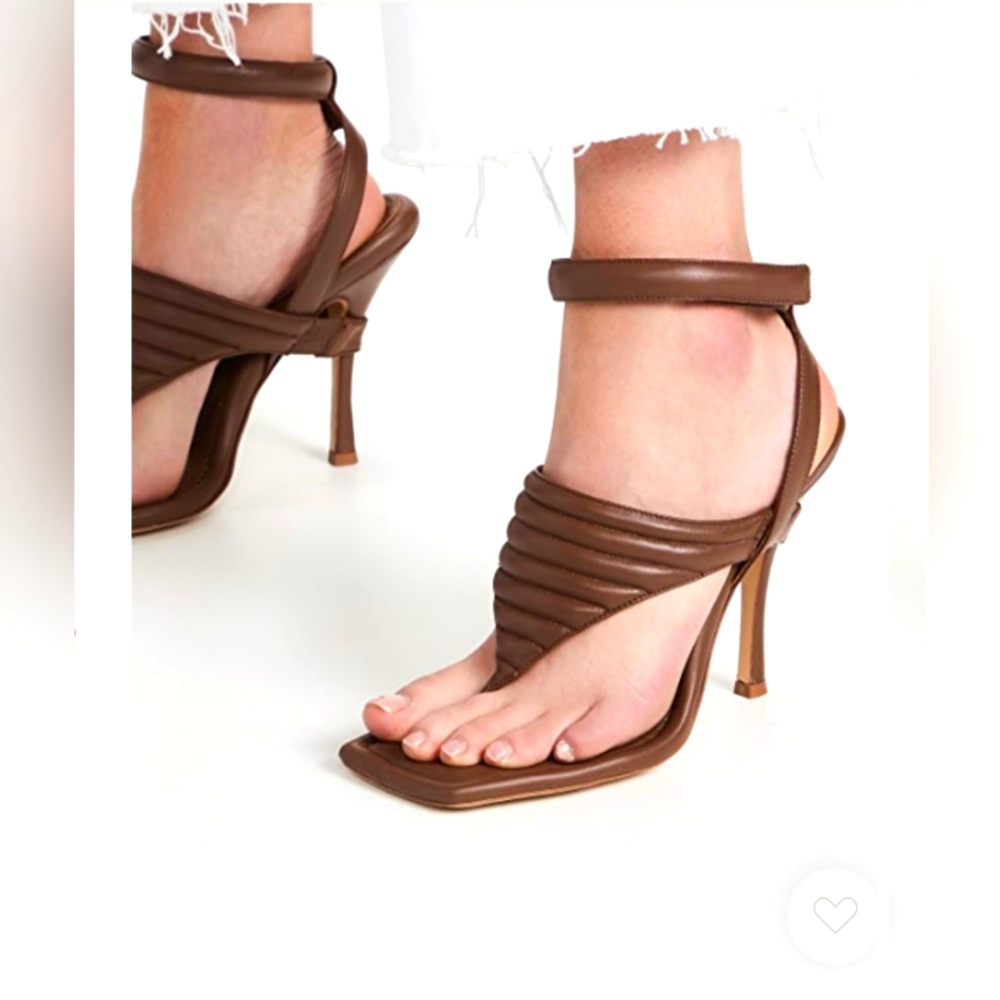 Gia Borghini brown‎ heels